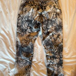CAbi Tie-Dye Pants in Black and Gray